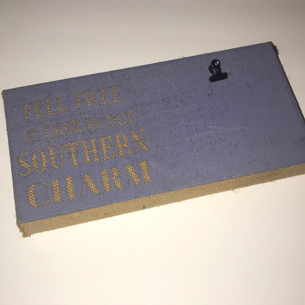 Southern Welcome Clip Board